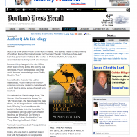 Author Q&A in the Portland Press Herald